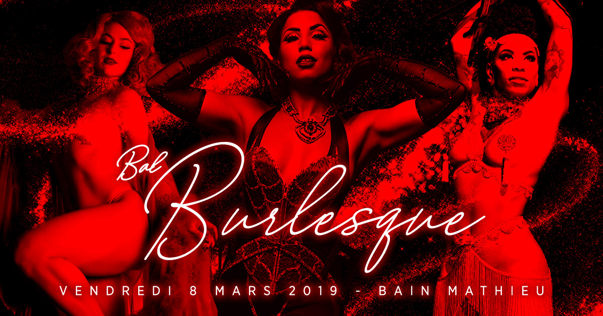 Artistes de la soirée Bal Burlesque 2019
