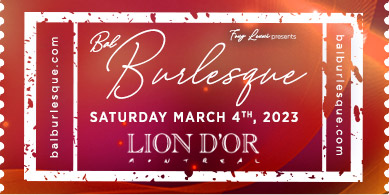 Bal Burlesque 2023 Tickets